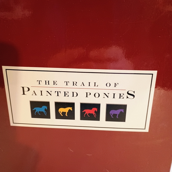 2006 Painted Pony Figurine with Native American Art - Picture 6 of 7